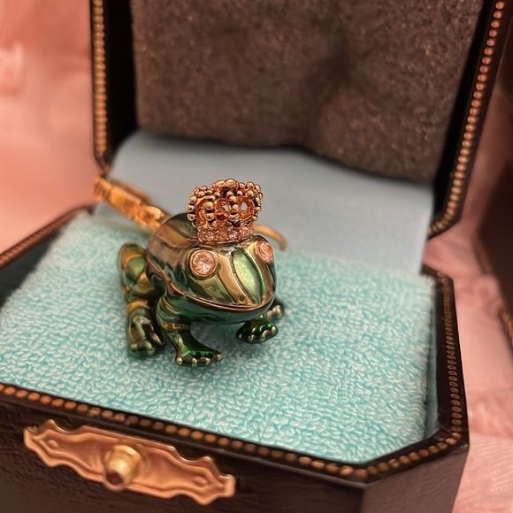 Vintage Juicy Couture frog charm retired YJRU0432 tagged box - Picture 3 of 17